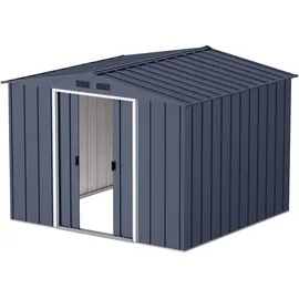 VCM Duramax Gerätehaus 2,62 x 2,34 m Grau