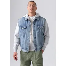 Levi's Relaxed Trucker Vest Med Indigo S