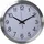 Perel Funkwanduhr 40 cm 40.3001 silber/weiß