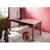 Massivmoebel24 FABLE 140 x 80 x 76 cm mehrfarbig