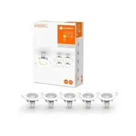 LEDVANCE Einbauleuchte 5er Pack weiß Metall