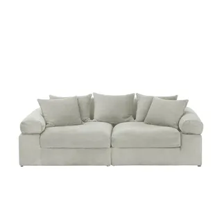 Smart Big Sofa Lionore ¦ grau ¦ Maße (cm): B: 242 H: 86 T: 121.0