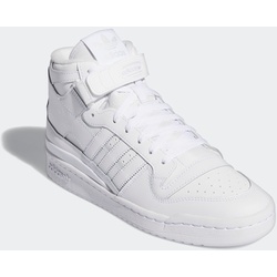 Sneaker ADIDAS ORIGINALS "FORUM MID" Gr. 38,5, weiß (cloud white, crystal cloud white) Schuhe Sneaker