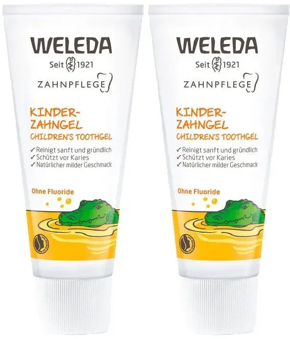 Weleda Kinder-Zahngel - natürliche Kariesprophylaxe für die Milchzähne, enthält keine Fluoride