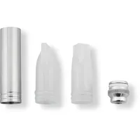 ISi 2715 Dekorationstüllen, 3-teilig + Adapter, Spritztüllen Set, Für