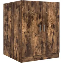 vidaXL Waschmaschinenschrank 71 x 71,5 x 91,5 cm Räuchereiche Holz