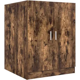 vidaXL Waschmaschinenschrank 71 x 71,5 x 91,5 cm Räuchereiche Holz