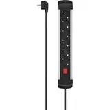 Hama Steckdosenleiste 6-fach 3 m Silber