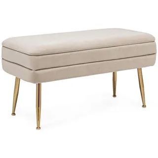 BIZZOTTO Bank Pavlina aus Samt 80 cm, Beige