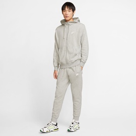 Nike Sportswear Club French Terry Kapuzenjacke dark grey heather/matte silver XS