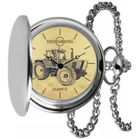 KIESENBERG Taschenuhr Vintage Silber Persönliches Geschenk für Steyr 8180 Trecker Traktor Herren Uhr TA-5556