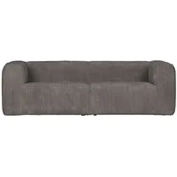 Woood 3,5 Sitzer Bean mit Cordbezug, Grau
