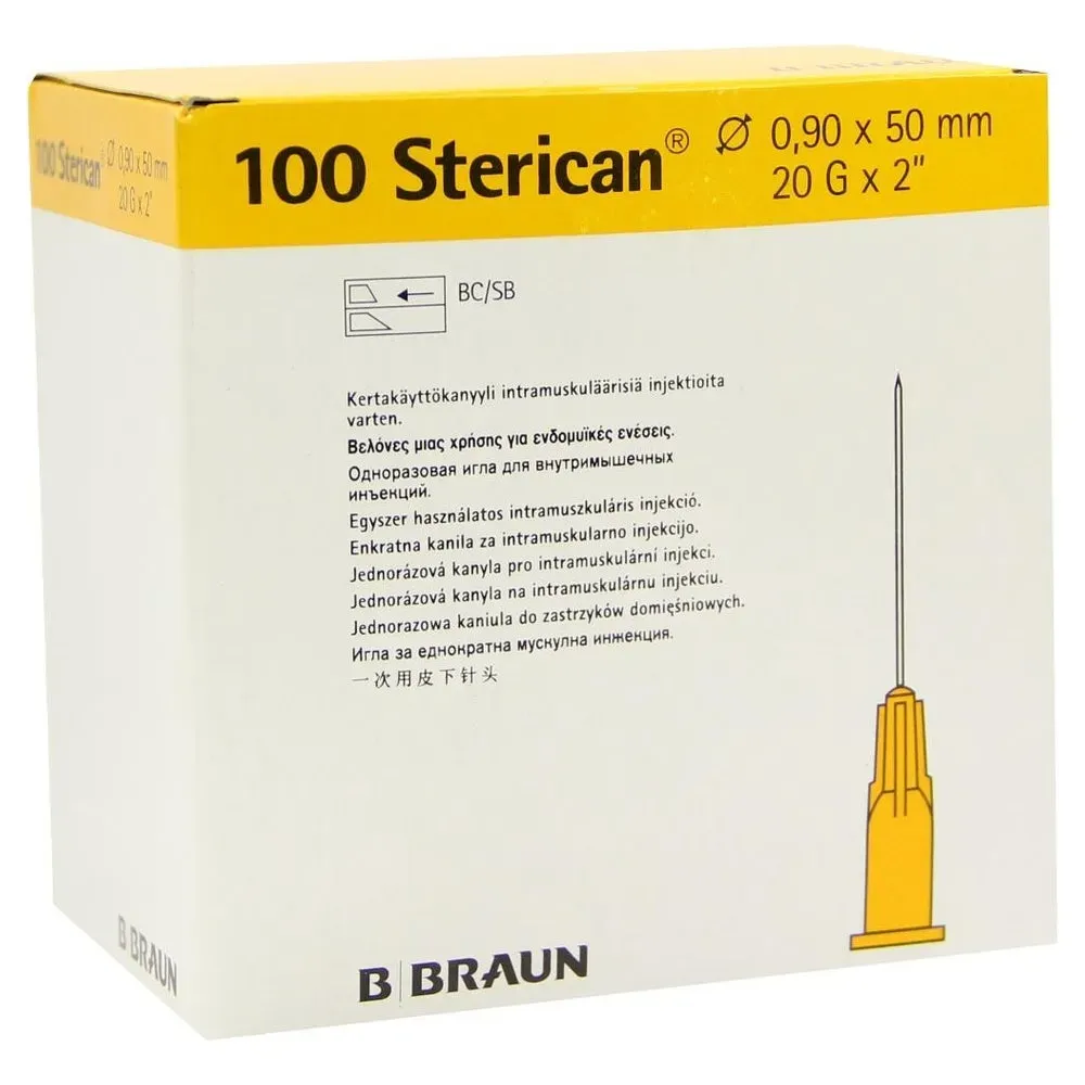 Sterican Kanülen 20 Gx2 0,9x50 mm 100 St