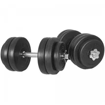 Gorilla Sports Kurzhantelset 30 kg 2er Set Ø 30mm schwarz