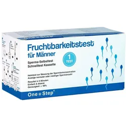 One+Step Fruchtbarkeitstest Sperma Test für Männer - Spermientest für zu Hause 1 St