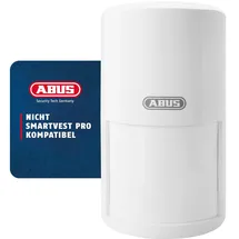 ABUS Funk-Bewegungsmelder Smartvest für Funk-Alarmanlage | Raum-Überwachung | kabellose Montage | Batteriebetrieben | weiß | 38829