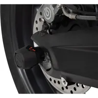 SW-Motech Sturzpad-Kit für Hinterachse Gabel Schwarz