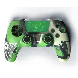 PS5 DualSense 6in1-Zubehör-Set Soccer PlayStation 5 Playstation 5/Playstation 5 Slim (Schwarz, Grün, Weiß)