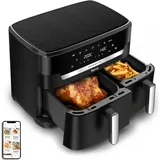 Tefal XXL Dual Easy Fry EY9428 Schwarz