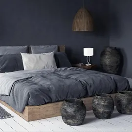 Relaxdays Nachttischlampe Silber