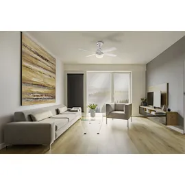 EGLO LOSCIALE 106,6 cm Deckenventilator Braun/Weiß