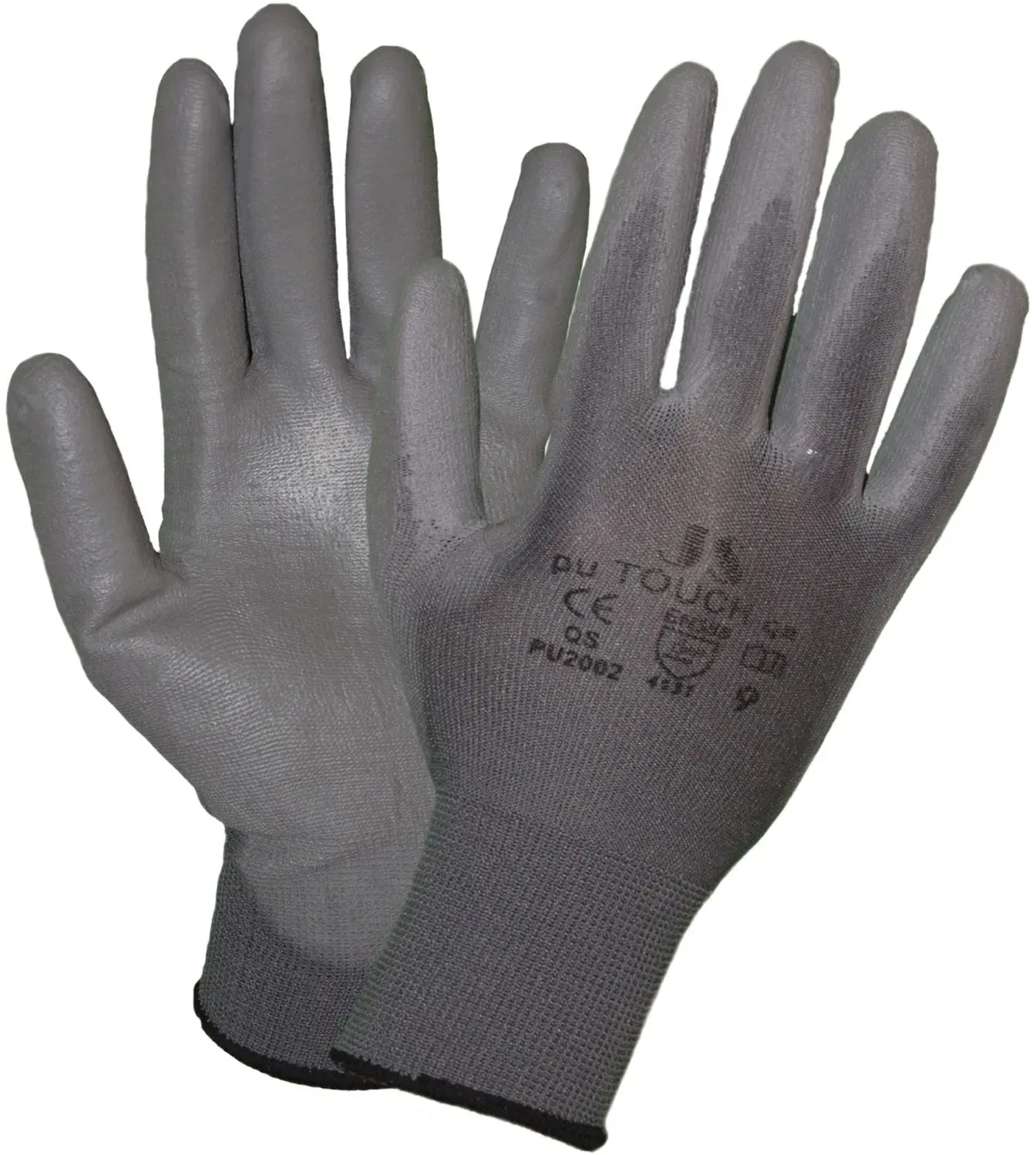 Staffl Schutzhandschuh PU-Touch grau Größe 10 (12Paar)