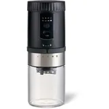 Tchibo akkubetriebene Kaffeemühle Schwarz/Silber