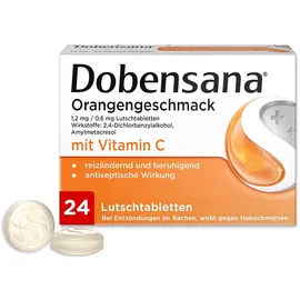DOBENSANA Orangengeschmack 1,2mg/0,6mg Lutschtabl.