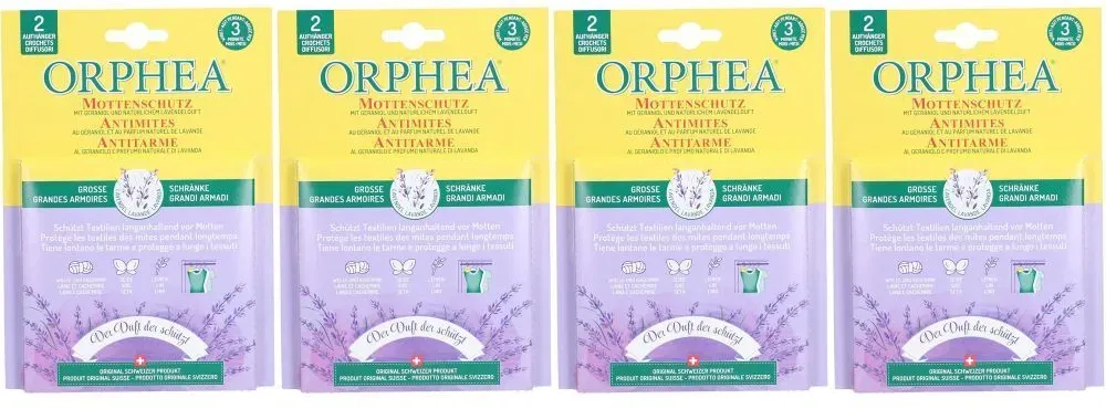 Orphea Mottenschutz für Große Schränke mit Lavendel