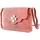Allgäu Rebell Blümchen Umhängetasche Leder Fuchsia