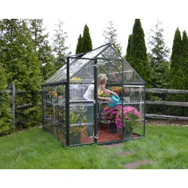 CANOPIA Harmony Gewächshaus Alu Grau Polycarbonatplatten 0,7 mm 4,57 m2