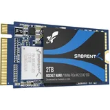 Sabrent 2242 M.2 NVMe SSD 2TB, Interne SSD 2500 MB/s Lesen, 42 mm PCIe 3.0 X4, Internes Solid State Drive, High Performance kompatibel mit Allen PCs, NUCs und Laptops (SB-1342-2TB)