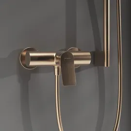 Hansgrohe Vivenis Einhebel-Duscharmatur Aufputz für 1 Verbraucher brushed bronze 75623140