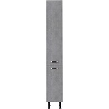OPTIFIT Apothekerschrank »Cara«, mit 2 Vollauszügen und 5 Ablagen, höhenverstellbare Füße, Breite 30 cm, grau