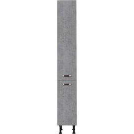 OPTIFIT Apothekerschrank »Cara«, mit 2 Vollauszügen und 5 Ablagen, höhenverstellbare Füße, Breite 30 cm, grau