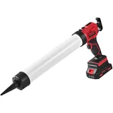 Vevor Akku-Kartuschenpistole Kartuschenpresse Silikonpistole (20 V, für 600 ml-Kartuschen, bis zu 270 kg, 4-Gang einstellbare Drehzahl, Inkl. Akku und Ladegerät) Kompatibel mit Acrylsäure, Klebstoffe