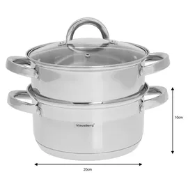 Klausberg Dampfgarer 20 cm rund