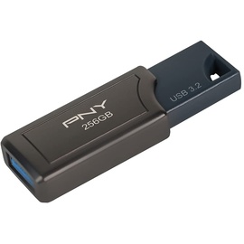PNY PRO Elite V2 USB 3.2 Gen 2 Flash-Laufwerk, bis zu 600 MB/s Lesegeschwindigkeit, Dunkelgrau
