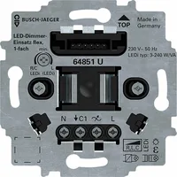 Busch-Jaeger LED-Tastdimmer-Einsatz flex 64851 U