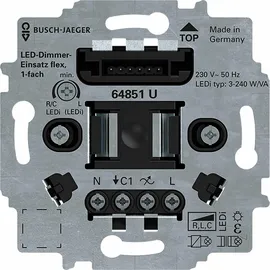 Busch-Jaeger LED-Tastdimmer-Einsatz flex 64851 U