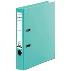 Falken 11286044 Chromocolor-Ordner A4, Rücken 50mm, mit Einsteckschild - Minze
