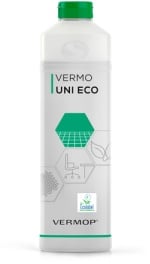 Vermop Vermo Uni Eco Universalreiniger, geruchsneutral, Nachhaltiger Oberflächenreiniger für qualitativ hochwertige Reinigungsergebnisse, 1 Liter - Flasche