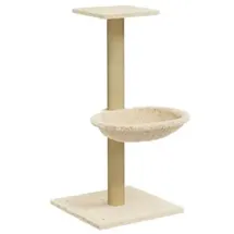 vidaXL Kratzbaum mit Sisal-Kratzsäule 74 cm creme