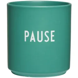 Design Letters - AJ Favourite Porzellan Becher, Pause / antique green