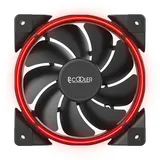 PCCOOLER GI-H58UB CPU-Kühler in Rot - Kühlset - 12 cm - 1000 RPM - 1800 RPM - Schwarz, Rot