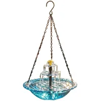 Solar Vogelbad Außenbereich | Dekoratives Vogelbad Außenbereich,Terrassenbereich Kolibri-Bad - für Garten, Terrasse, Hinterhof, Vorgarten, Balkon, Deck, Innenhof, Park, Schule, Tierliebhaber und Vogel