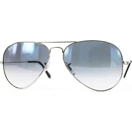Ray-Ban Aviator Large Metal RB3025 003/3F 58-14 polished silver/light blue