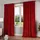 Gardinenbox Vorhang »Milano« Samt Blickdicht Schlaufenband Tunneldurchzug Blackout Bügelband kürzbar Rot 2 Stück HxB 235x135 cm, 20357