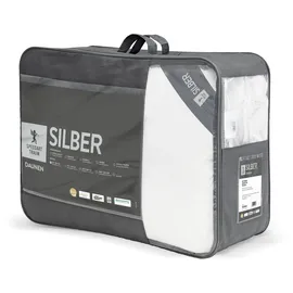 SPESSARTTRAUM Daunendecke Silber warm Größe 240x220 cm