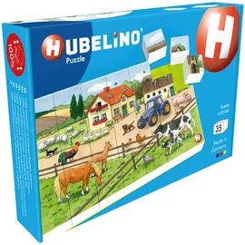 HUBELINO Puzzle Bauernhof 35-teilig,